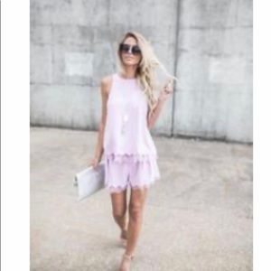 VICI Collection Lovely Lavender Tank and Shorts